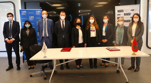 Lancement Partenariat IFC et le Club des Femmes Administrateurs au Maroc pour la promotion de la parité et la diversité dans les entreprises marocaines 12 février 2021.