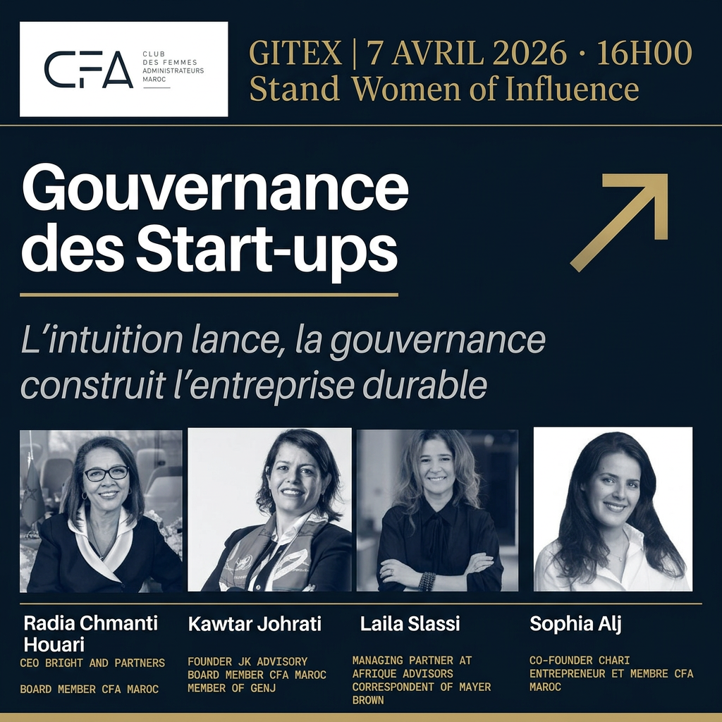 Gouvernance des Startups: L’intuition lance, la gouvernance construit l’entreprise durable